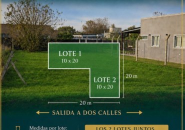 LOTES EN VENTA